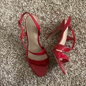 Red Aldo shoes